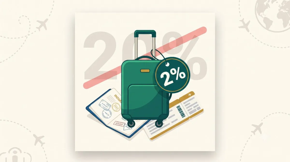 TCS on Overseas Tour Package 2026: New 2% Rate Explained